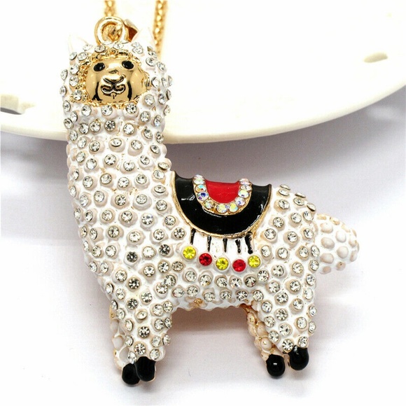 Lirrio's Closet Jewelry - Statement Alpaca Llama 3D Pendant NWT-